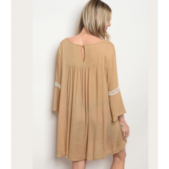 Boho Chic Tunic Dress SMALL - Picture 3 of 6